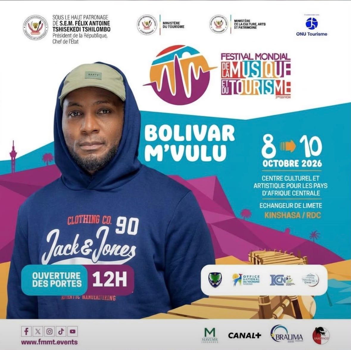 Festival Mondial de la Musique et du Tourisme : Bolivar M’Vulu attendu à Kinshasa pour une première sur une grande scène congolaise
